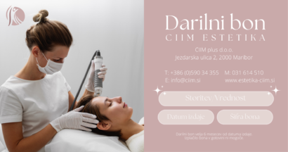Darilni bon za RF microneedling (v vrednosti 120€)