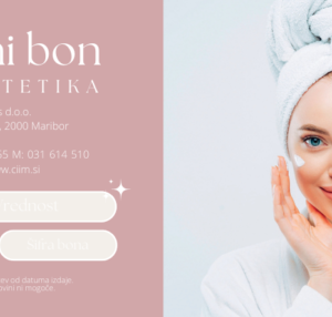 Darilni bon za storitev vakumskega čiščenja obraza (v vrednosti 80€)